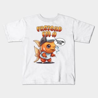 Pretend Im A Talking Fish Kids T-Shirt